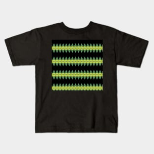 Black Diamond Pattern Kids T-Shirt